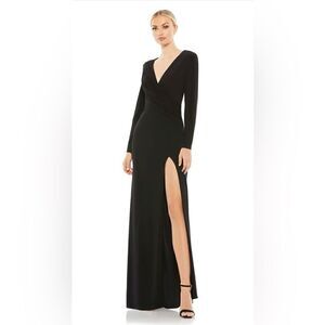 leena for Mac Duggal Jersey Long NWT